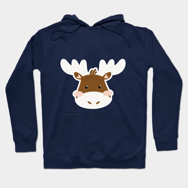 Little Moose Hoodie by evelyn.ilustra